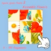 Square jigsaw Puzzle 2 – Assemble Flowers